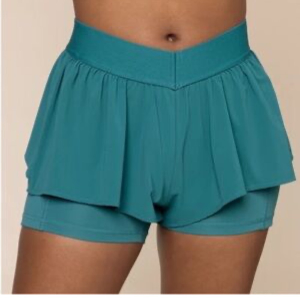 PopFlex On The Run Ruffle Short Size Small